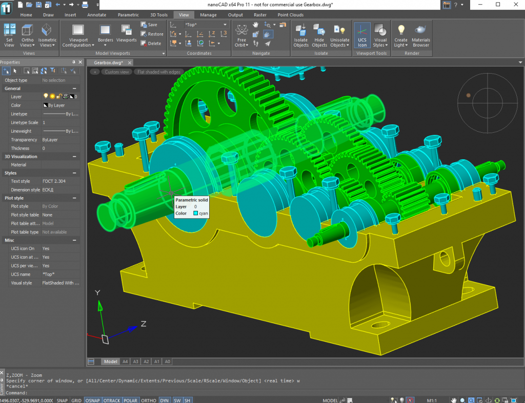 NanoCAD Pro 11 Incorporates New 3D Solid Modeling Kernel C3D From C3D Labs, photo 1